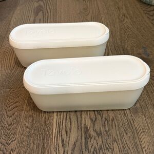 Set of 2, GLIDE-A-SCOOP ICE CREAM TUB - 1.5 QUART